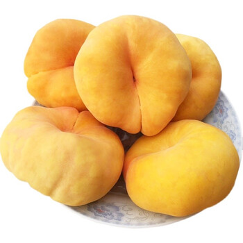 山东黄金蟠桃 现摘黄肉扁桃当季毛蟠桃黄金桃子软桃水蜜大桃2kg约9-12