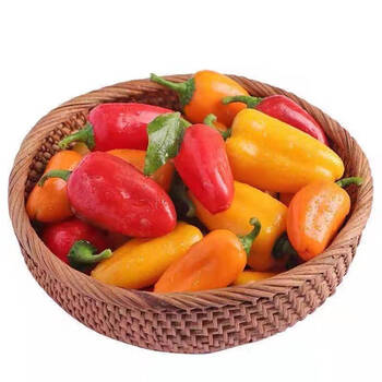 山东迷你水果彩椒当季新鲜五彩甜椒生吃红灯笼小辣椒沙拉蔬菜 2斤迷你
