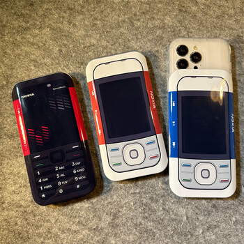 昊穆 iphone14手机壳硅胶潮流创意滑盖智能手机复古软防摔苹果13