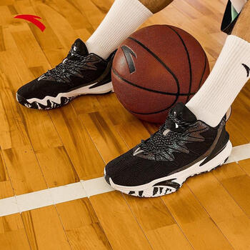 安踏【预售】速决5代篮球鞋男低帮专业外场实战球鞋男运动鞋 黑-5 8