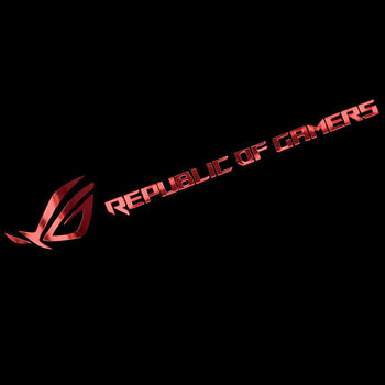 适用于灯板四件套败家之眼rog贴纸asus华硕玩家国度logo手机笔记本