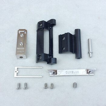 断桥铝内开内倒窗五金件下合页平开上悬窗五金配件 黑色