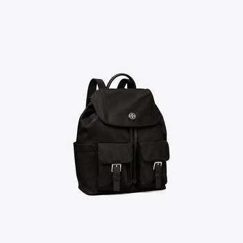 托里.伯奇(tory burch) 尼龙翻盖双肩包女包 85061 黑色 001