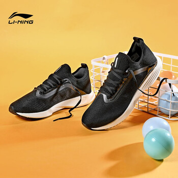 李宁跑步鞋男鞋春季缓震网面透气超轻17代运动鞋