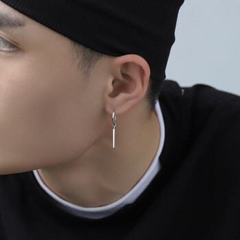 施华洛同款银耳钉耳钉男潮ins小众个性潮流男生耳饰潮男耳坠男士耳钉耳挂女 图片价格品牌报价 京东