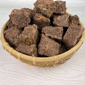 茶枯粉洗头茶麸茶籽饼茶油枯 茶子饼枯饼 碎块5斤(带5个过滤袋 护发油