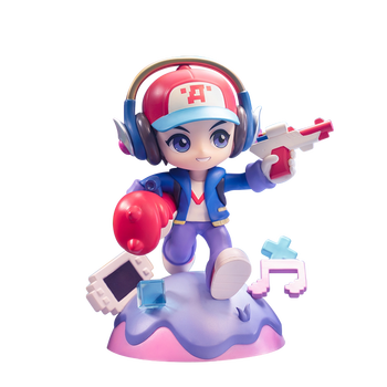 电玩小子 鲁班七号 周边玩偶 电玩小子鲁班 手办