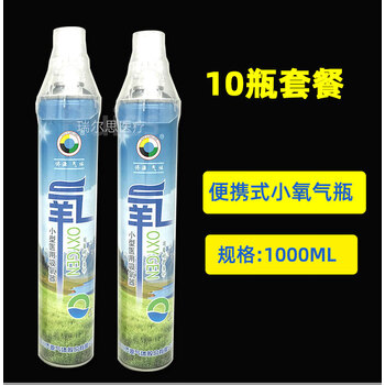 小型家用氧气瓶便携式户外旅游登山氧气罐高原旅游氧气面罩式 氧气