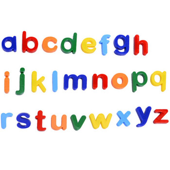英文数字白板黑板磁性贴冰箱贴玩具早教玩具批发 【26个】小写字母