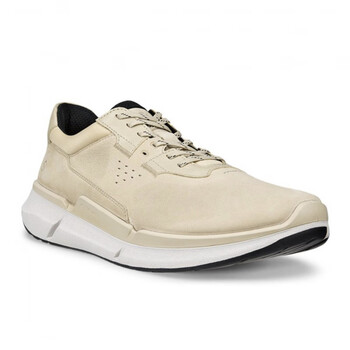 ecco爱步休闲男鞋2024新款防滑运动鞋慢跑鞋健步biom22830764杏色40