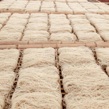 湖北蕲春浠水特产纯大手工粉桂林武汉过早餐线粉丝速食干货 2500g 粗