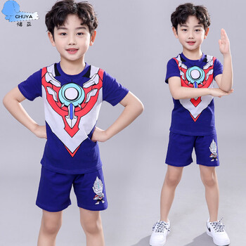 衣服男童睡衣赛罗奥特曼童装欧布迪迦奥特曼服装儿童家居服套装家居服