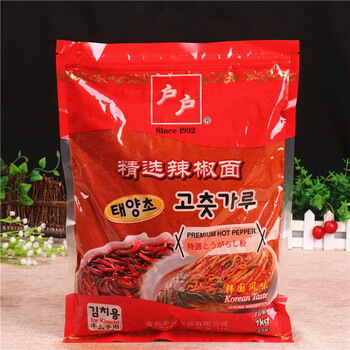 食芳溢正宗户户细辣椒面1kg 腌制韩国泡菜辣白菜辣椒粉韩式料理烧烤