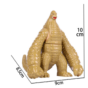 怪兽合集奥特怪兽曼对决软胶人偶玩具小号50周年纪念版雷德王 红色