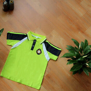 趣妮熊幼儿园园服2022夏季新款校服小学生短袖套装班服校服 绿色单件