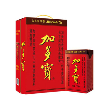 加多宝凉茶310ml24罐夏季解暑降温植物饮料整箱装怕上火喝加多宝250ml