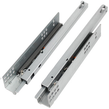 定制东泰dtc半拉式托底阻尼滑轨二节缓冲轨道抽屉滑道隐藏式导轨2 g10