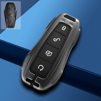 炫咔仕比亚迪秦plusdmi钥匙套2021款秦ev专用金属全包遥控保护扣壳
