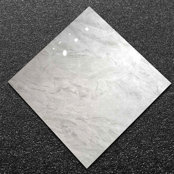 简约灰色釉面地板砖客厅地砖600x600玻化砖抛光砖滑大理石瓷砖(有起发