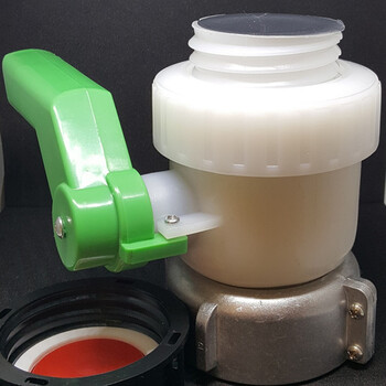 1000l塑料吨桶配件50吨桶阀门吨桶球阀方箱开关耐酸碱ibc吨桶球阀 dn