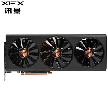 讯景（XFX）RX 5600XT 6GB 海外三风扇版 Boost1620MHz/12Gbps 192bit GDDR6 显卡