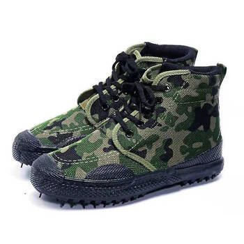 橡胶鞋男女高帮农田工地耐磨劳动鞋农民工劳保鞋防滑干活黄胶鞋子