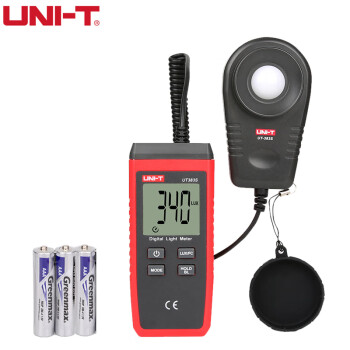 优利德（UNI-T）UT383S 数字照度计便携分体式照度表亮度计光度计测试仪