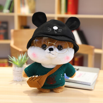 南旗可爱穿衣哈士奇公仔小狗二哈毛绒玩具超萌柴犬玩偶娃娃礼物送女孩