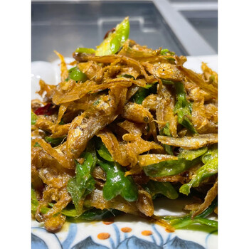 虎钢馋山东微山湖炒干巴鱼炒鲁鱼枣庄滕州特产真空装下酒下饭菜斤