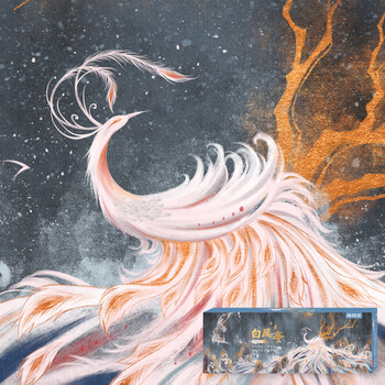 北辰艺馆国潮青丘九尾狐木质拼图礼物古风百鸟朝凤凰神兽800片龙减压