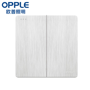 欧普照明opple开关插座面板家用暗装墙壁五孔纯平圆角86型墙式开关k11
