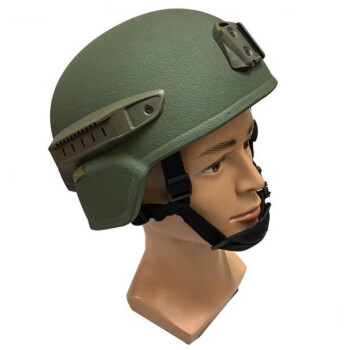 雅恪尚 战术头盔军绿色防弹盔二级头快速反应盔公发盔pe聚乙烯盔 15