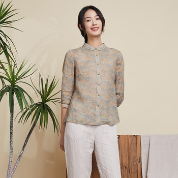 2 中商品评价:评分详细关注店铺布符旗舰店>布符(cloth fu)>衬衫>女装