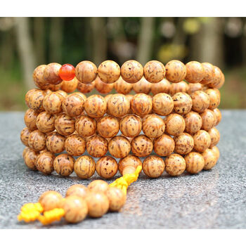森诗妃天然印尼龙眼凤眼菩提子手链 精抛圆七夕情人节礼物送男女友