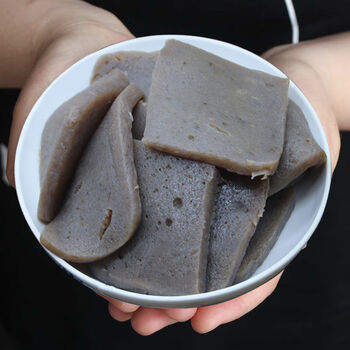 魔芋豆腐即食新鲜纯手工陕西黑磨芋块农家自制非四川贵州特产 5斤装