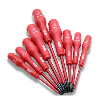 工具 耐高压绝缘螺丝刀套装螺丝批水电装起子 改锥a 4*75mm十字/单支