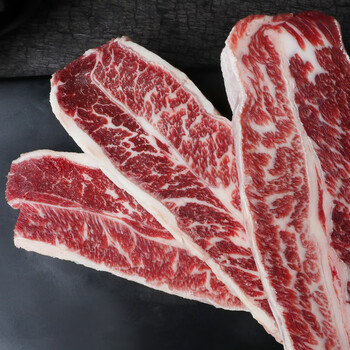 恬女神安格斯牛小排非腌制原切厚切雪花牛扒肉新鲜谷饲牛排