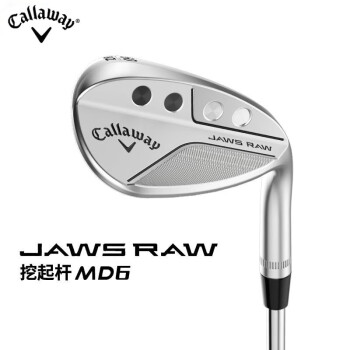 卡拉威（Callaway） 高尔夫球杆男士挖起杆沙坑杆JAWS RAW  MD6切杆 新款 银色 60度 反弹角10