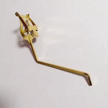 纯铜中音次中音萨克斯谱夹便携式行进谱夹小谱夹谱架维修乐器配件漆金