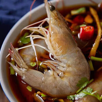 熟醉虾生腌即食甜辣鲜活网红罐装生呛大虾潮汕小海鲜特产刺身 醉虾300