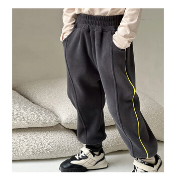 汀梵娜宝宝保暖秋冬儿童裤子男童女童休闲长裤加绒加厚休闲居家宽松