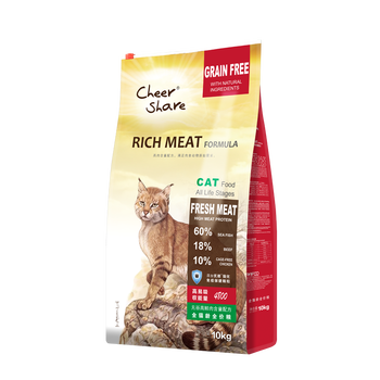 Cheershare畅享奶糕猫粮畅享优品成猫幼猫猫粮奶糕无谷猫粮通用鲜肉高肉全猫粮无谷高肉猫粮