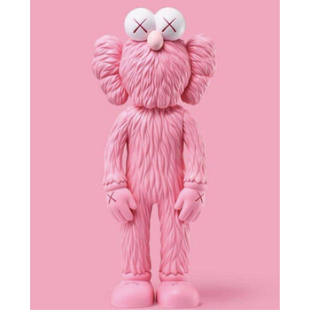 mand kaws公仔 momaf芝麻街潮流公仔 kaws手办联名公仔 新粉(包装)