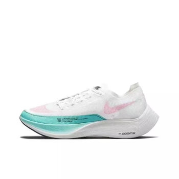 莆田纯原fly2马拉松zoomx vaporfly next%网面透气真碳跑步鞋 白蓝粉