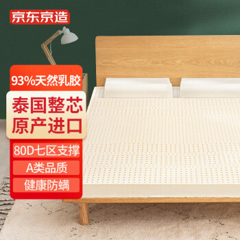 京东床垫床褥商品选购攻略:推荐京造天然乳胶床垫,价格历史销量分析