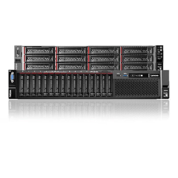 联想 ThinkServer Sr588 Lenovo Sr590 2U机架式服务器 2颗4210R处理器 10C 2.4GHz 64G内存I8*12TB硬盘I双电