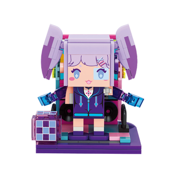 的迷你世界盲盒星球联萌游戏周边公仔人偶拼装积木模型 电玩少女铃音