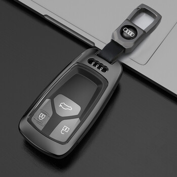 适用于22款奥迪a6l汽车钥匙套a4l_q5l_a3_q3_q2l_q7_a5_a7q8q b款枪色
