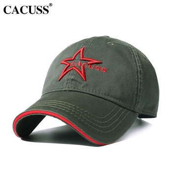 Cacuss男士星星棒球帽子嘻哈帽休闲帽男女士五角星韩版情侣鸭舌帽b0064 军绿大红四季情侣款 图片价格品牌报价 京东