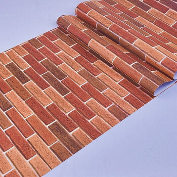 外墙贴餐厅火锅店饭店大学生宿舍小吃店墙面翻新彩钢房室外立体砖纹墙